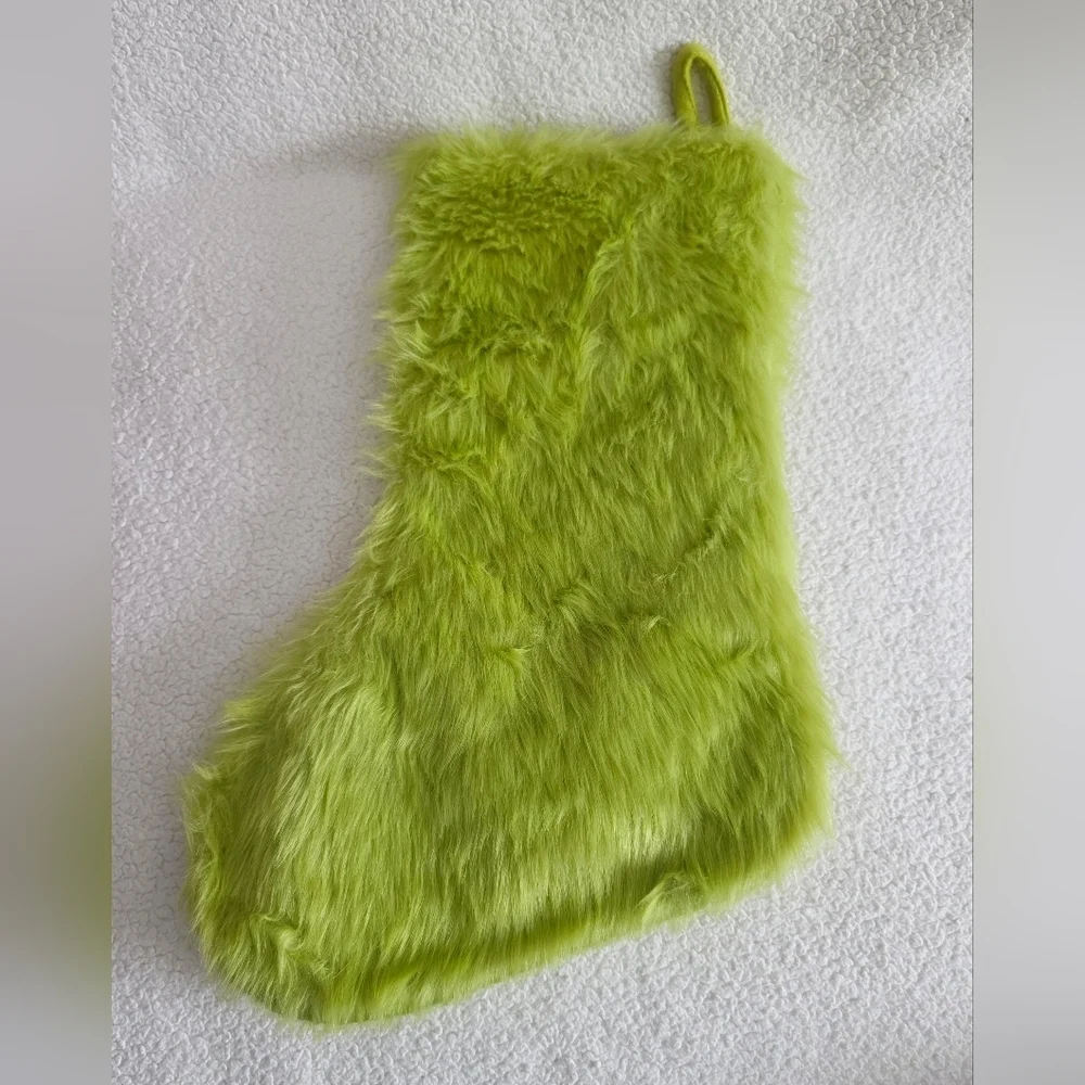 Dr. Seuss' How The Grinch Stole Christmas Furry Green Face 20